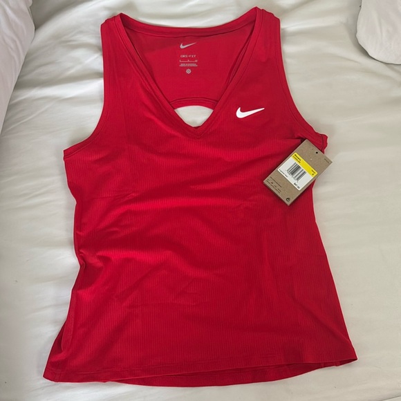 Red Nike Tank NWT - Picture 1 of 5
